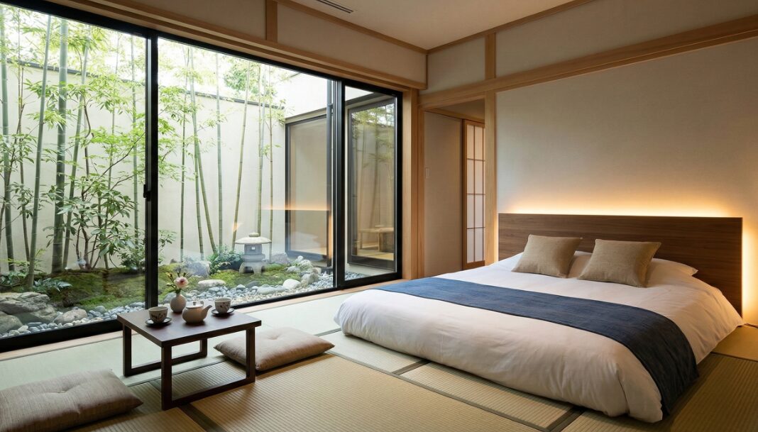 静かな和モダン客室のイメージ