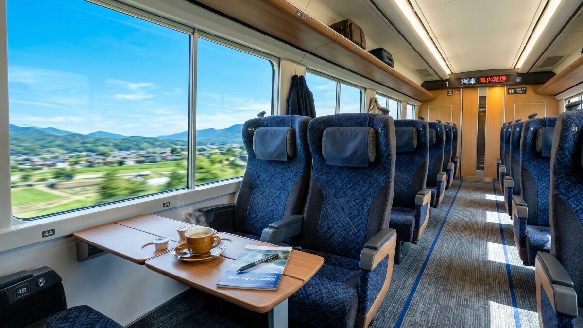 名鉄ミュースカイの快適な移動