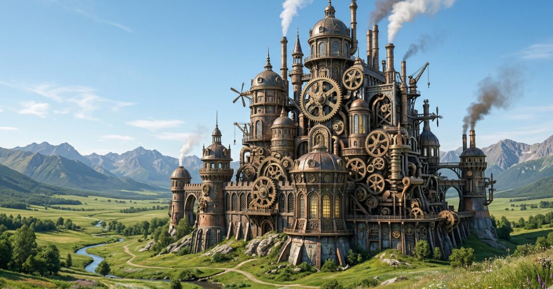 ジブリパーク 魔女の谷 ハウルの城の外観