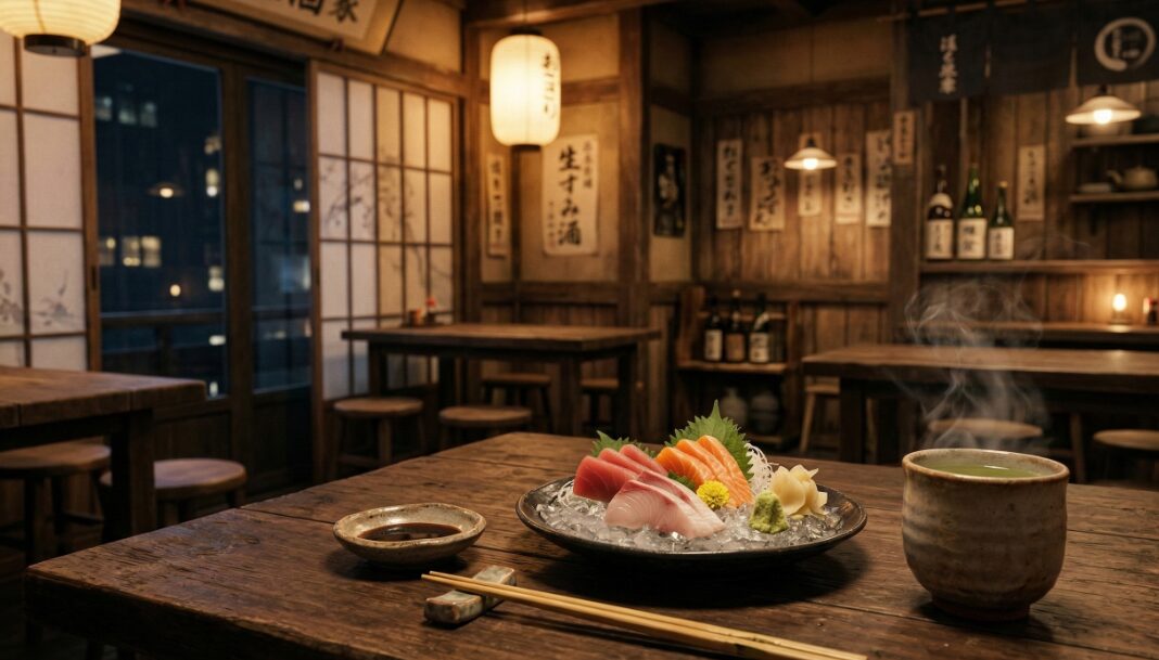 新大阪駅1階の味の小路で落ち着いた和食を楽しむ