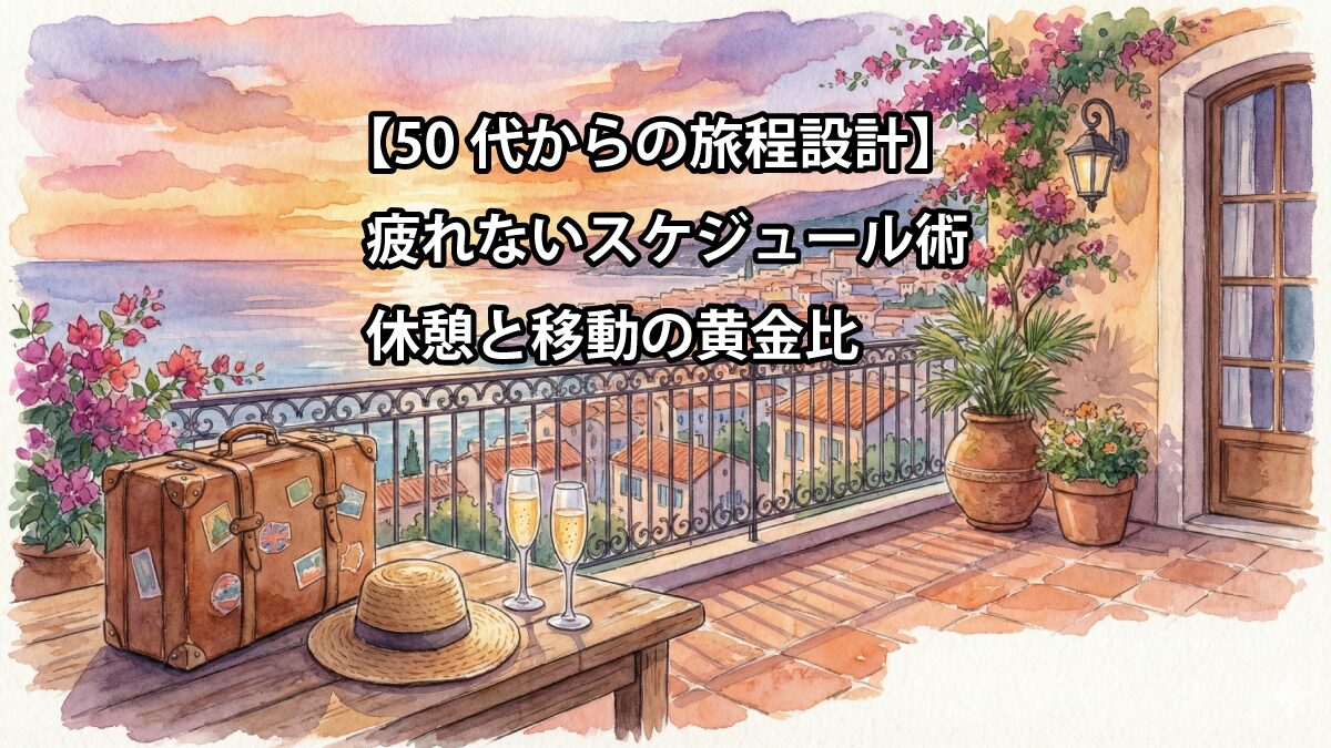 疲れないスケジュール術