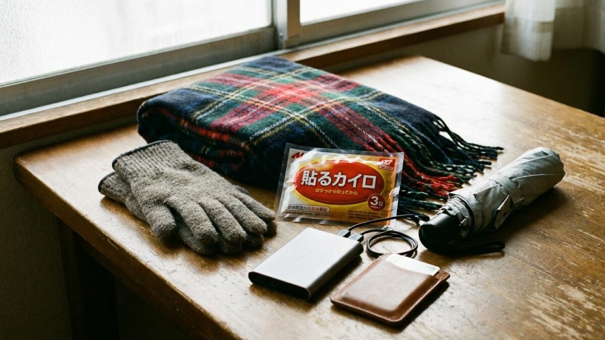 クリスマスマーケットの防寒と持ち物（手袋・カイロ・モバイルバッテリーなど）