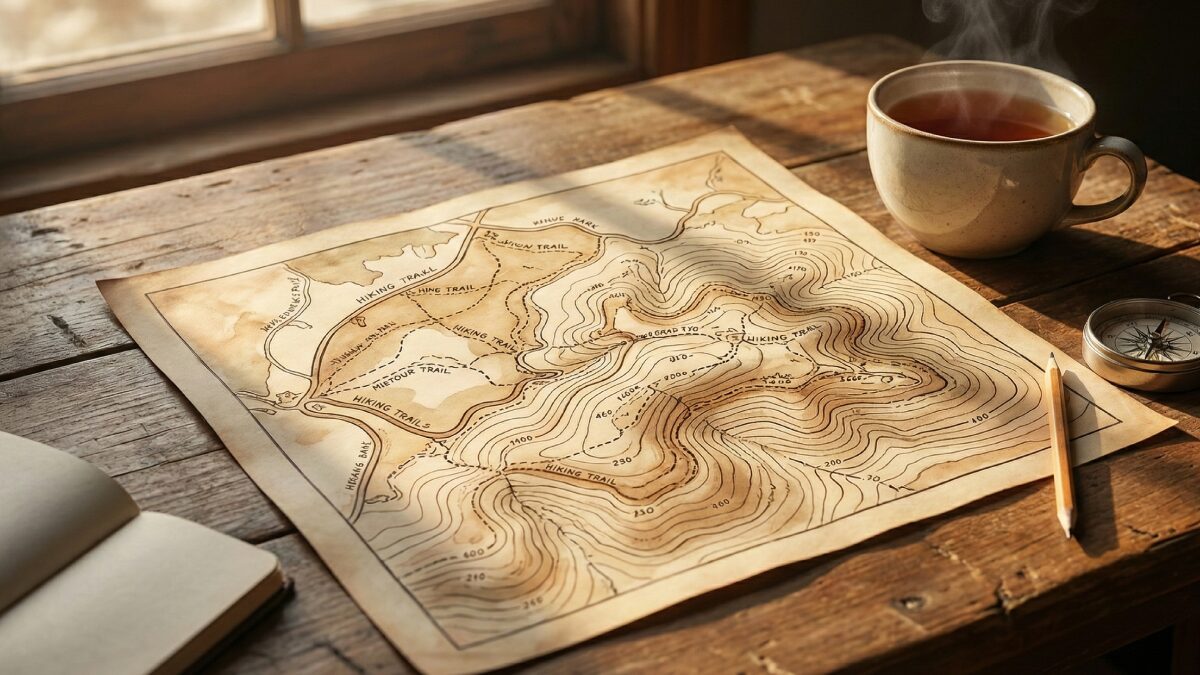 愛・地球博記念公園の広大さと起伏を示すマップイメージ